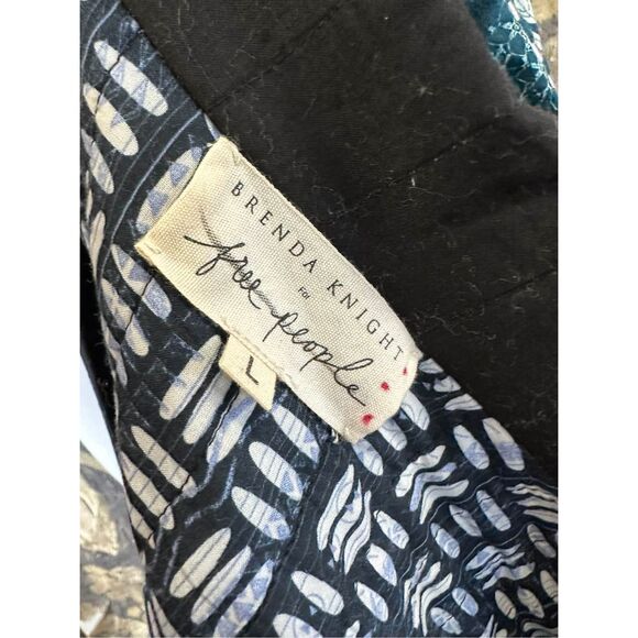 Free People x Brenda Knight Marigold Duster Quilted Jacket Size L - Picture 8 of 8